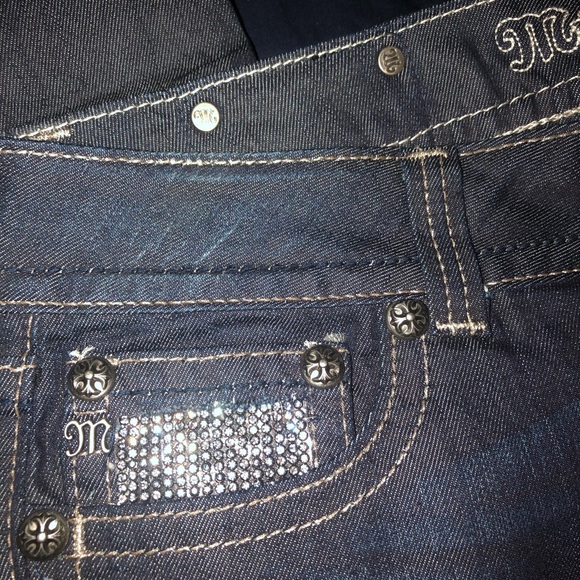 Miss Me skinny Jeans With Bling 31x31 - Picture 8 of 13